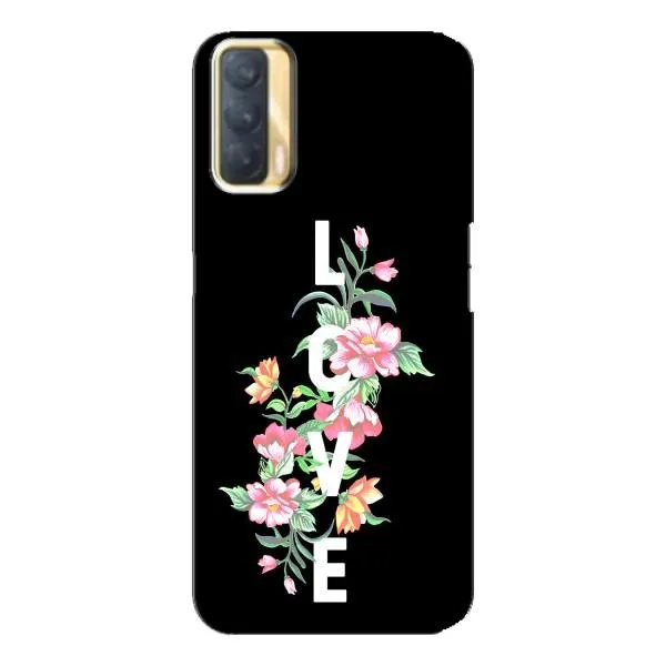 Чехол с принтом «Цветы LOVE» для OPPO A33