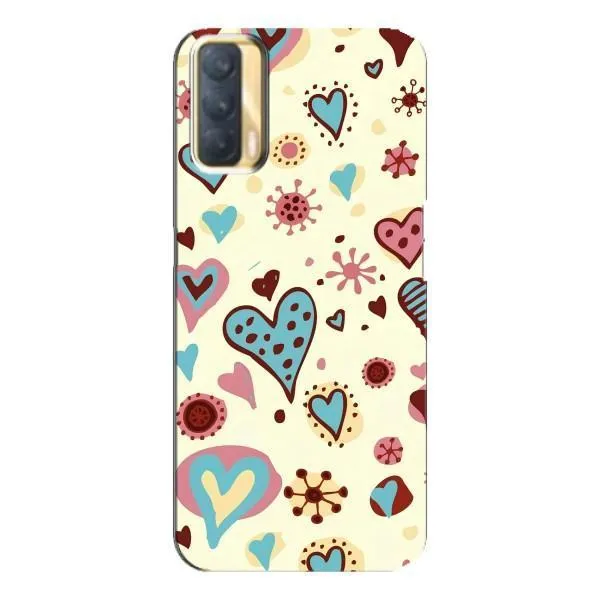 Чехол с принтом «Сердечки» для OPPO A33