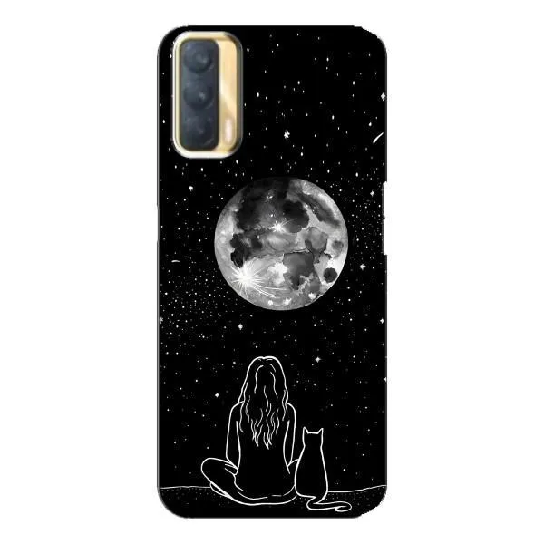 Чехол с принтом «Девушка с котом» для OPPO A33