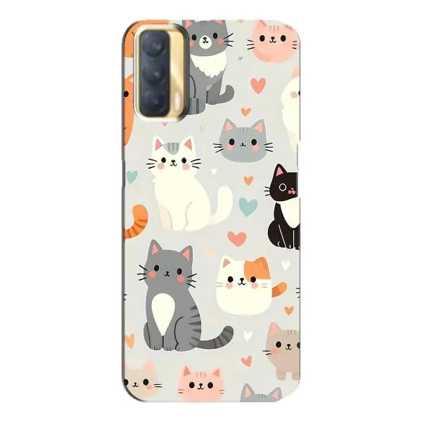 Чехол с принтом «Коллаж котов» для OPPO A33