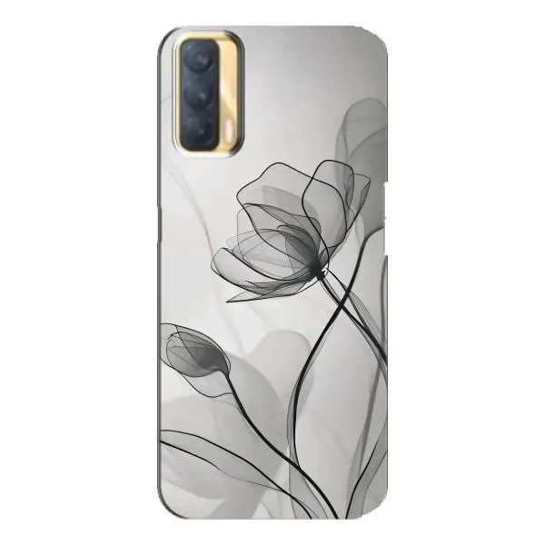 Чохол з принтом «Чорні квіти» для OPPO A33 Чохол з принтом «Чорні квіти» для OPPO A33