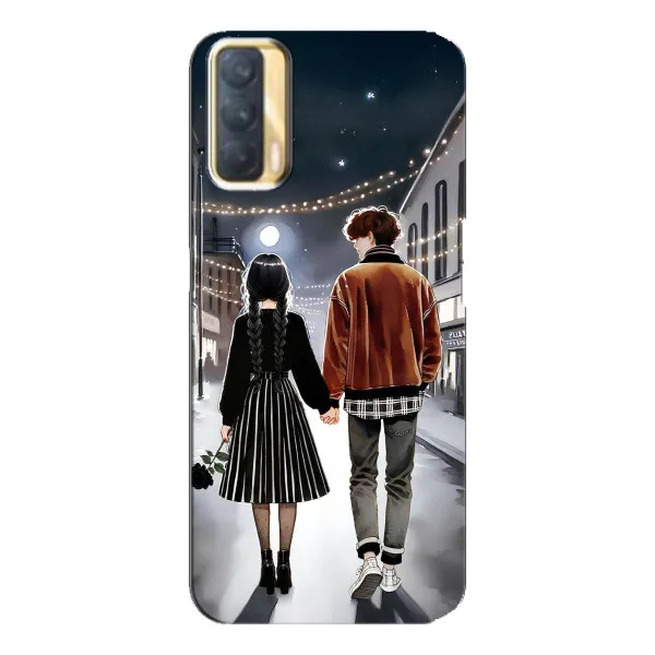 Чохол з принтом «Венздей та Тайлер» для OPPO A33 Чохол з принтом «Венздей та Тайлер» для OPPO A33