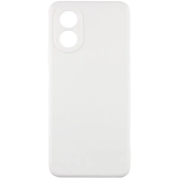 Силиконовый чехол Candy Full Camera для Oppo A38 / A18 — Белый — фото 1