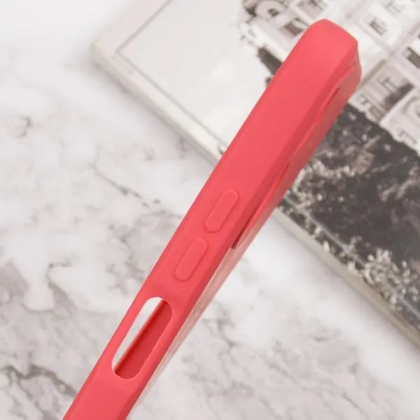 Силиконовый чехол Candy Full Camera для Oppo A38 / A18 — Красный — фото 4