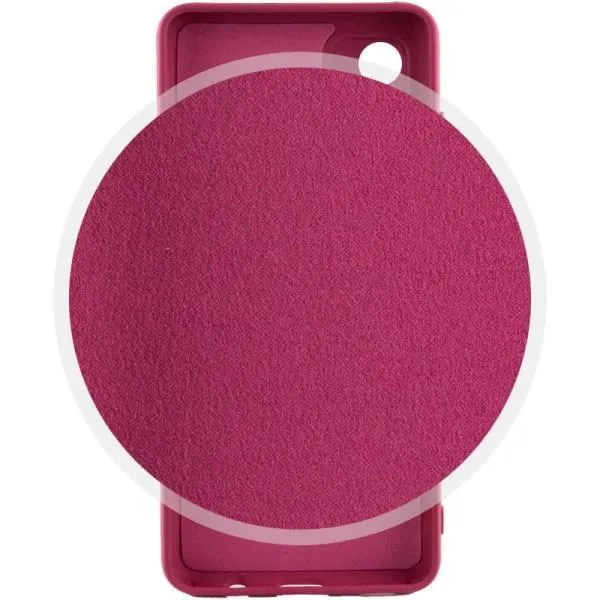 Чохол Silicone Cover Lakshmi Full Camera (A) для Oppo A38 / A18 — Бордовий — фото 2
