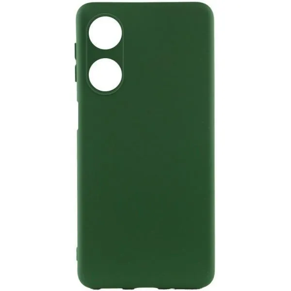 Чехол Silicone Cover Lakshmi Full Camera (A) для Oppo A38 / A18 — Зеленый — фото 1