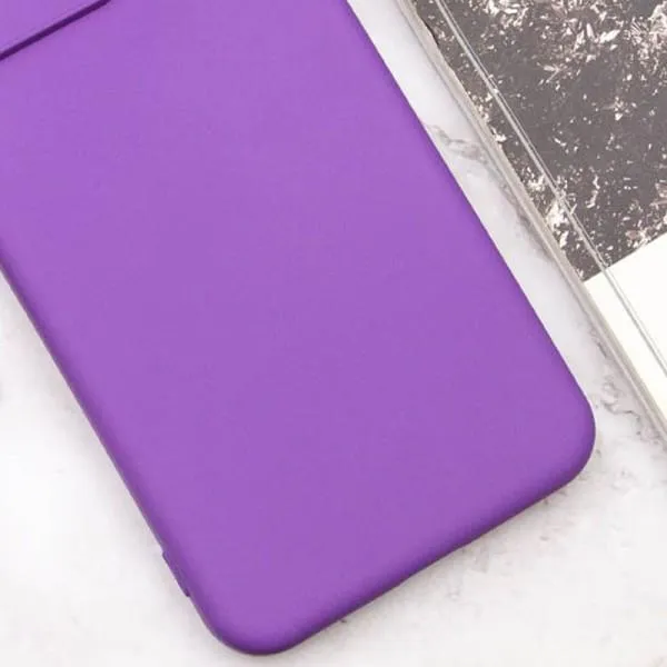Чехол Silicone Cover Lakshmi Full Camera (A) для Oppo A38 / A18 — Фиолетовый — фото 3