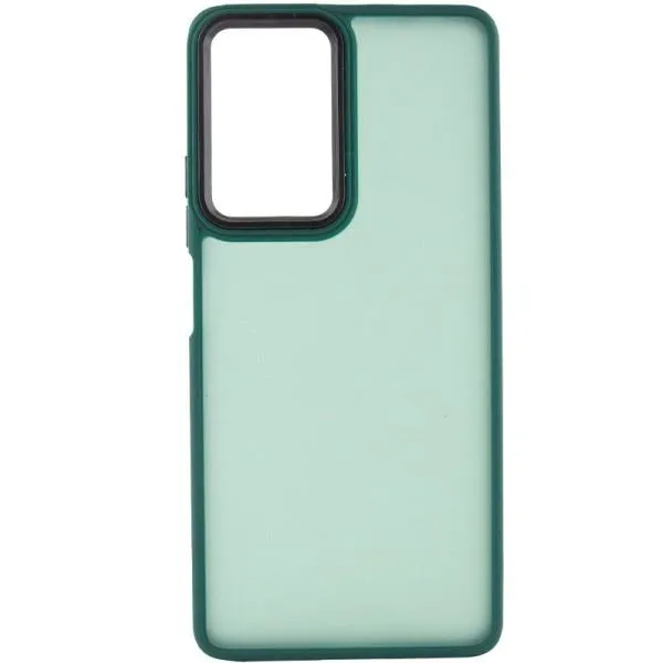Чехол TPU+PC Lyon Frosted для Oppo A38 / A18 — Зеленый — фото 2