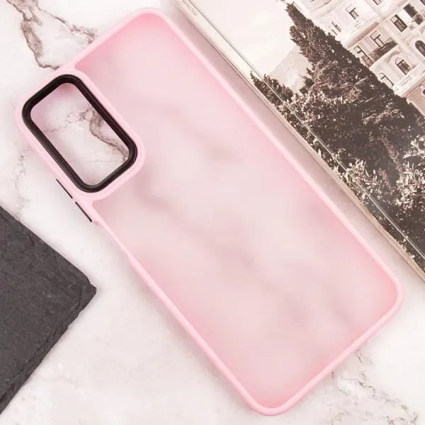 Чехол TPU+PC Lyon Frosted для Oppo A38 / A18 — Розовый — фото 4