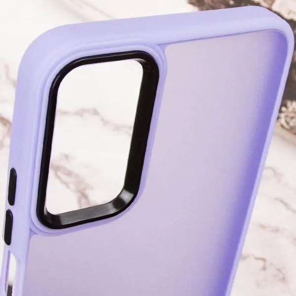 Чехол TPU+PC Lyon Frosted для Oppo A38 / A18 — Фиолетовый — фото 5