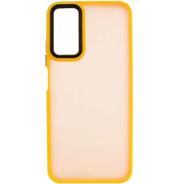 Чехол TPU+PC Lyon Frosted для Oppo A38 / A18 — Оранжевый — фото 2