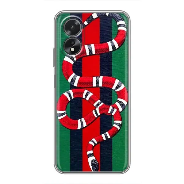 Чехол с принтом «Gucci змия» для OPPO A38