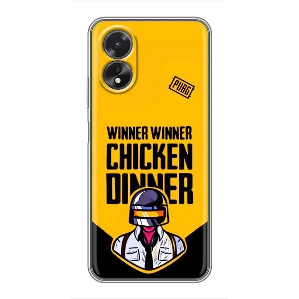 Чехол с принтом «Pubg шлем» для OPPO A38 Чехол с принтом «Pubg шлем» для OPPO A38