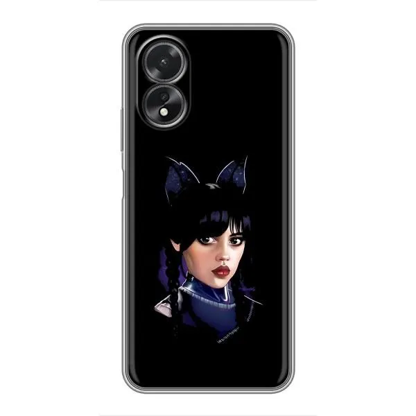 Чехол с принтом «серьезная Уэнздей» для OPPO A38 Чехол с принтом «серьезная Уэнздей» для OPPO A38