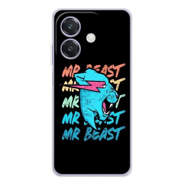 Чехол с принтом «logo Mr beast» для OPPO A3x