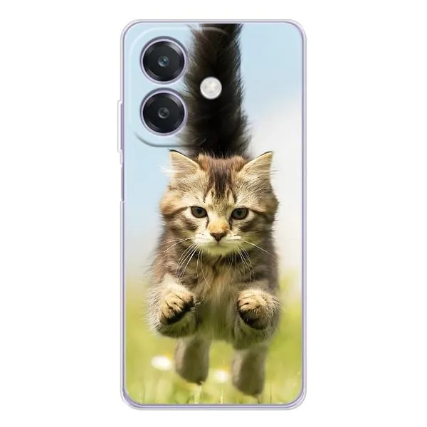 Чехол с принтом «Прыжок кота» для OPPO A3x