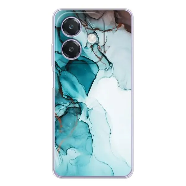 Чехол с принтом «Бирюзовый мрамор» для OPPO A3x Чехол с принтом «Бирюзовый мрамор» для OPPO A3x