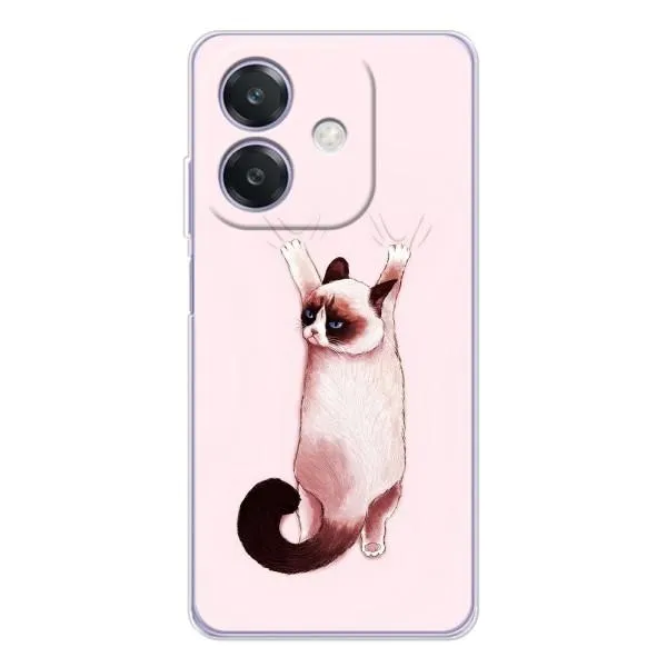 Чехол с принтом «Котик падает» для OPPO A3x