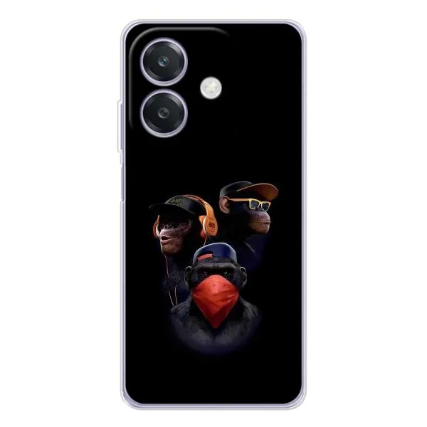 Чехол с принтом «Три обезьяны» для OPPO A3x