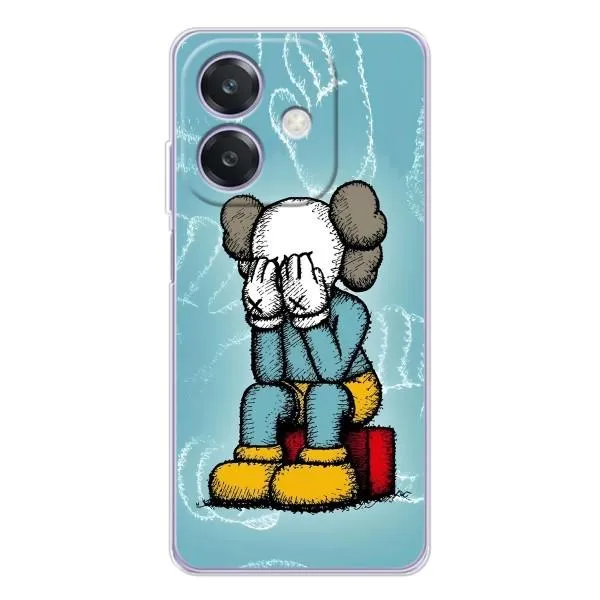 Чехол с принтом «Плач Bearbrick» для OPPO A40m