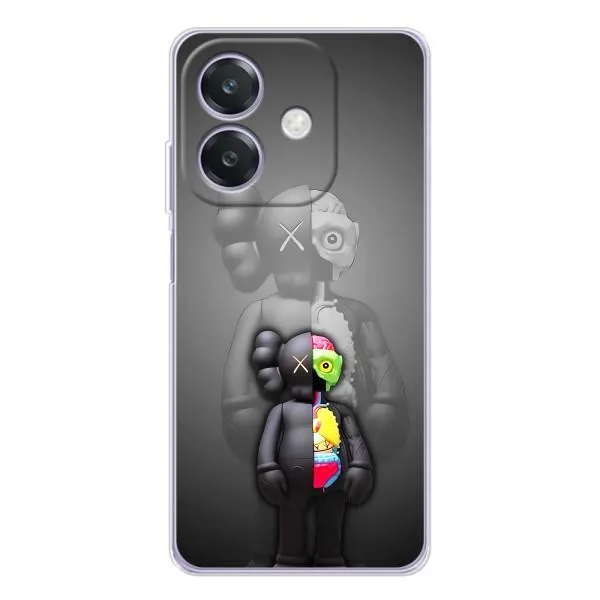Чехол с принтом «Тело Bearbrick» для OPPO A40m
