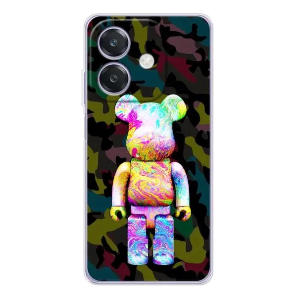 Чехол с принтом «Яркий Bearbrick» для OPPO A40m