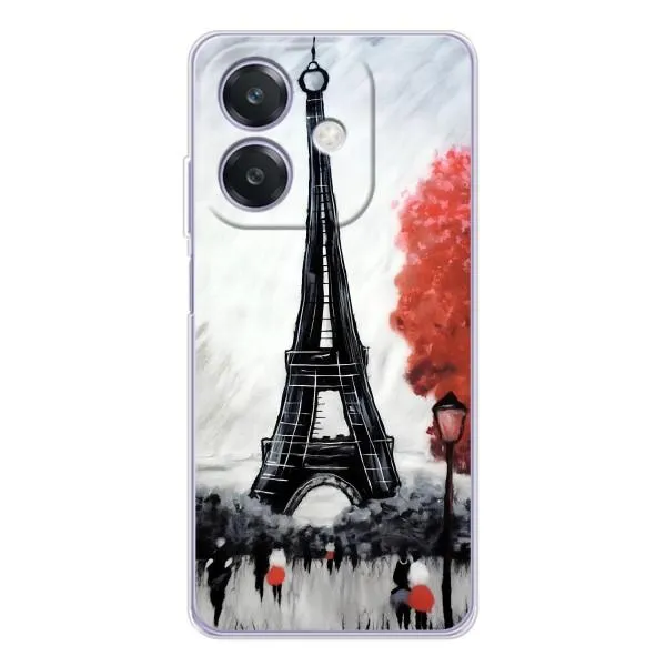 Чехол с принтом «Башня в Париже» для OPPO A40m