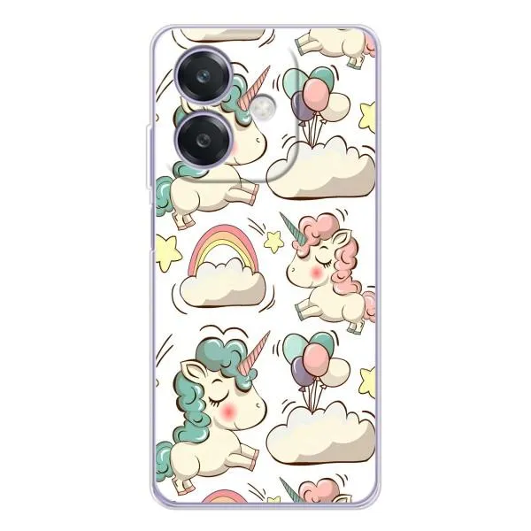 Чехол с принтом «Единорожки» для OPPO A40m