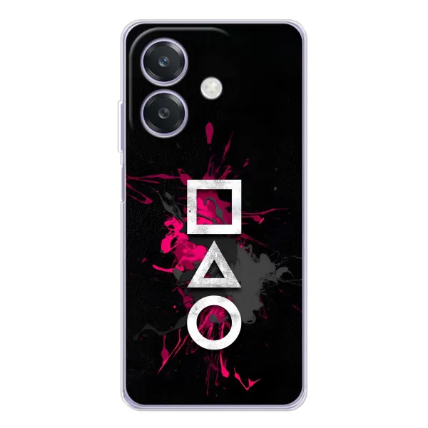 Чехол с принтом «Символы Игра кальмара» для OPPO A40m