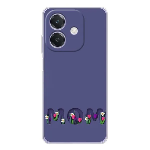 Чехол с принтом «Мама в цветах» для OPPO A5 Pro