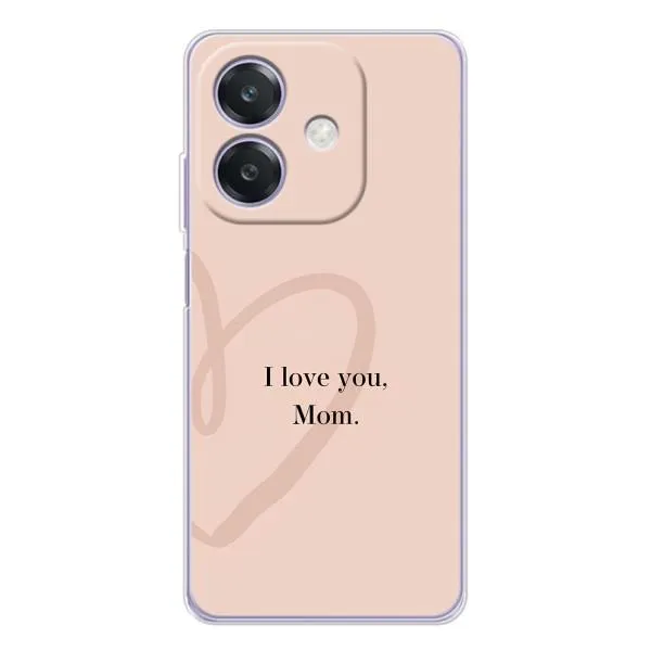 Чехол с принтом «Сердце маме» для OPPO A5 Pro