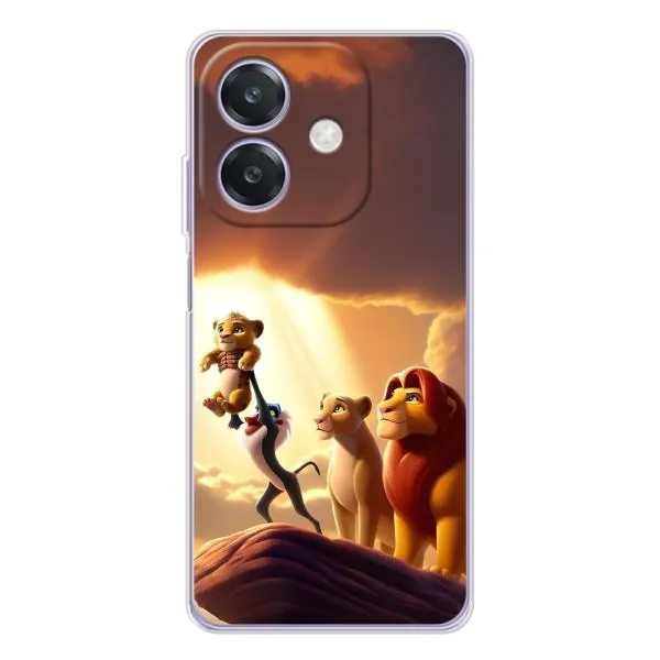 Чехол с принтом «Симба на презентации» для OPPO A5 Pro