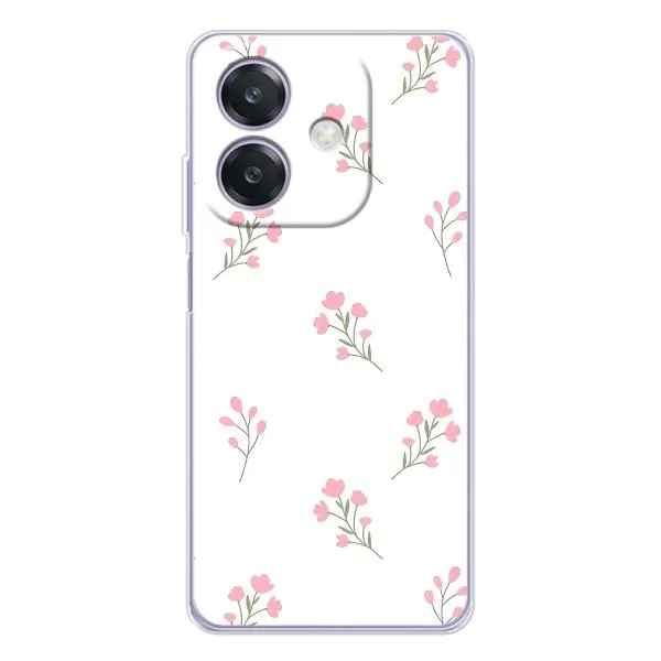 Чехол с принтом «Розовые цветы» для OPPO A5 Pro