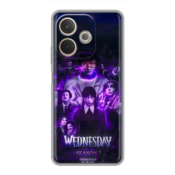 Чехол с принтом «Фиолетовая магия Уэнздей» для OPPO A5 Pro Чехол с принтом «Фиолетовая магия Уэнздей» для OPPO A5 Pro