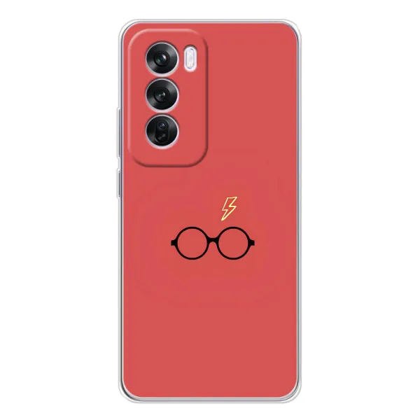 Чехол с принтом «шрам и очки» для OPPO A5