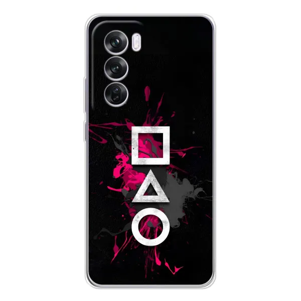 Чехол с принтом «Символы Игра кальмара» для OPPO A5 Чехол с принтом «Символы Игра кальмара» для OPPO A5