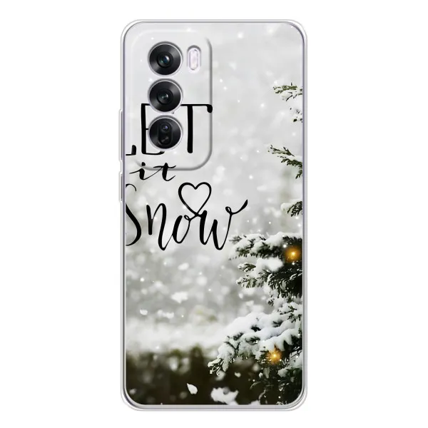 Чехол с принтом «Let it snow» для OPPO A5