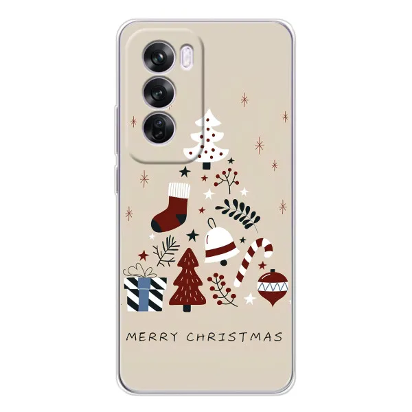 Чехол с принтом «Merry Christmas» для OPPO A5