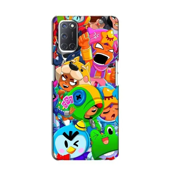 Чехол с принтом «Герои Бравл Старс» для OPPO A52