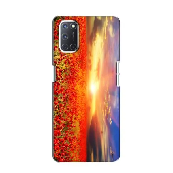 Чехол с принтом «Поле тюльпанов» для OPPO A52