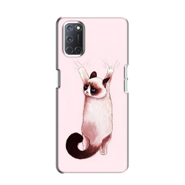 Чехол с принтом «Котик падает» для OPPO A52