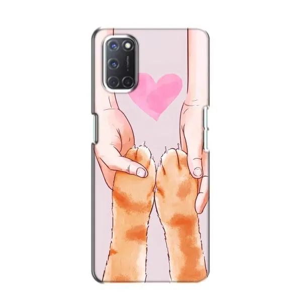 Чехол с принтом «Любовь к котикам» для OPPO A52