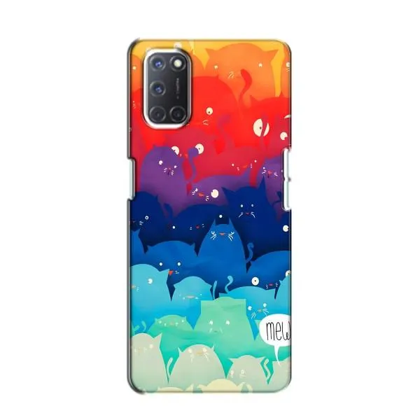 Чехол с принтом «Mew» для OPPO A52