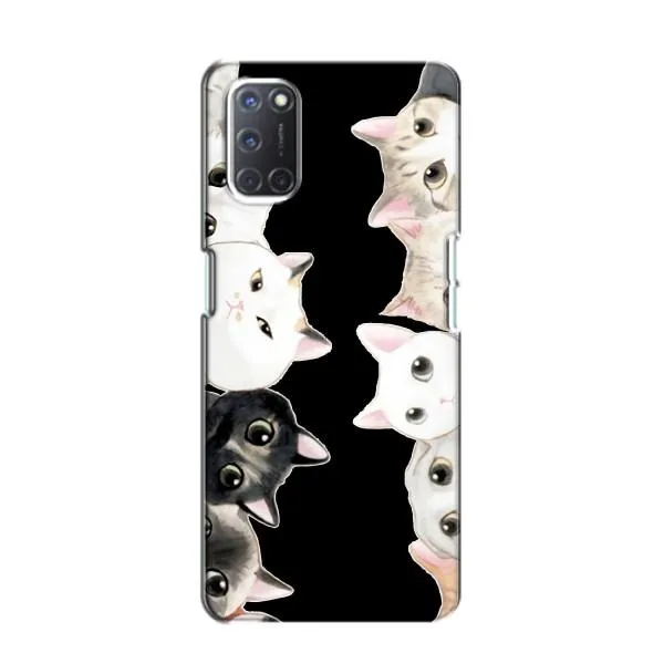 Чехол с принтом «Взгляд котов» для OPPO A52