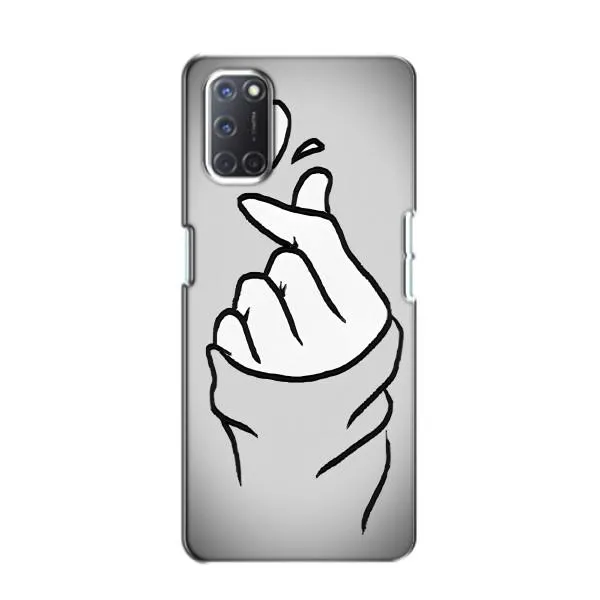 Чехол с принтом «Значок Love» для OPPO A52