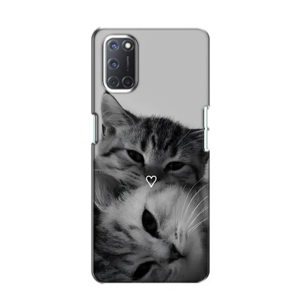 Чехол с принтом «Пара котов» для OPPO A52 Чехол с принтом «Пара котов» для OPPO A52