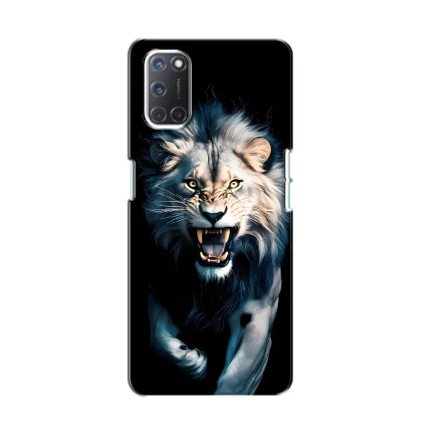 Чехол с принтом «Лев в темноте» для OPPO A52