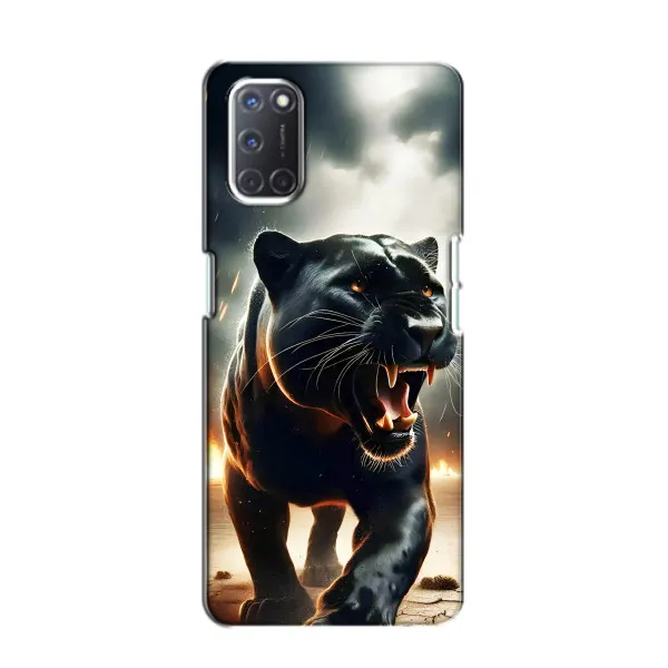 Чехол с принтом «Черная пантера» для OPPO A52