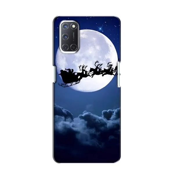 Чехол с принтом «Санта - луна» для OPPO A52