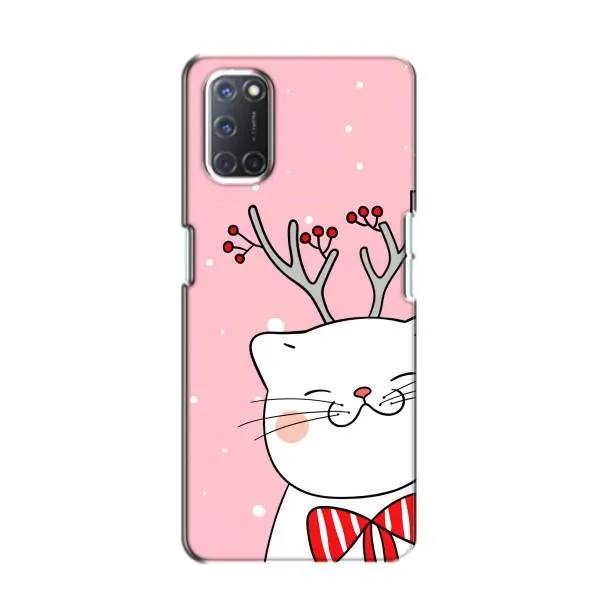 Чехол с принтом «Зимний кот» для OPPO A52
